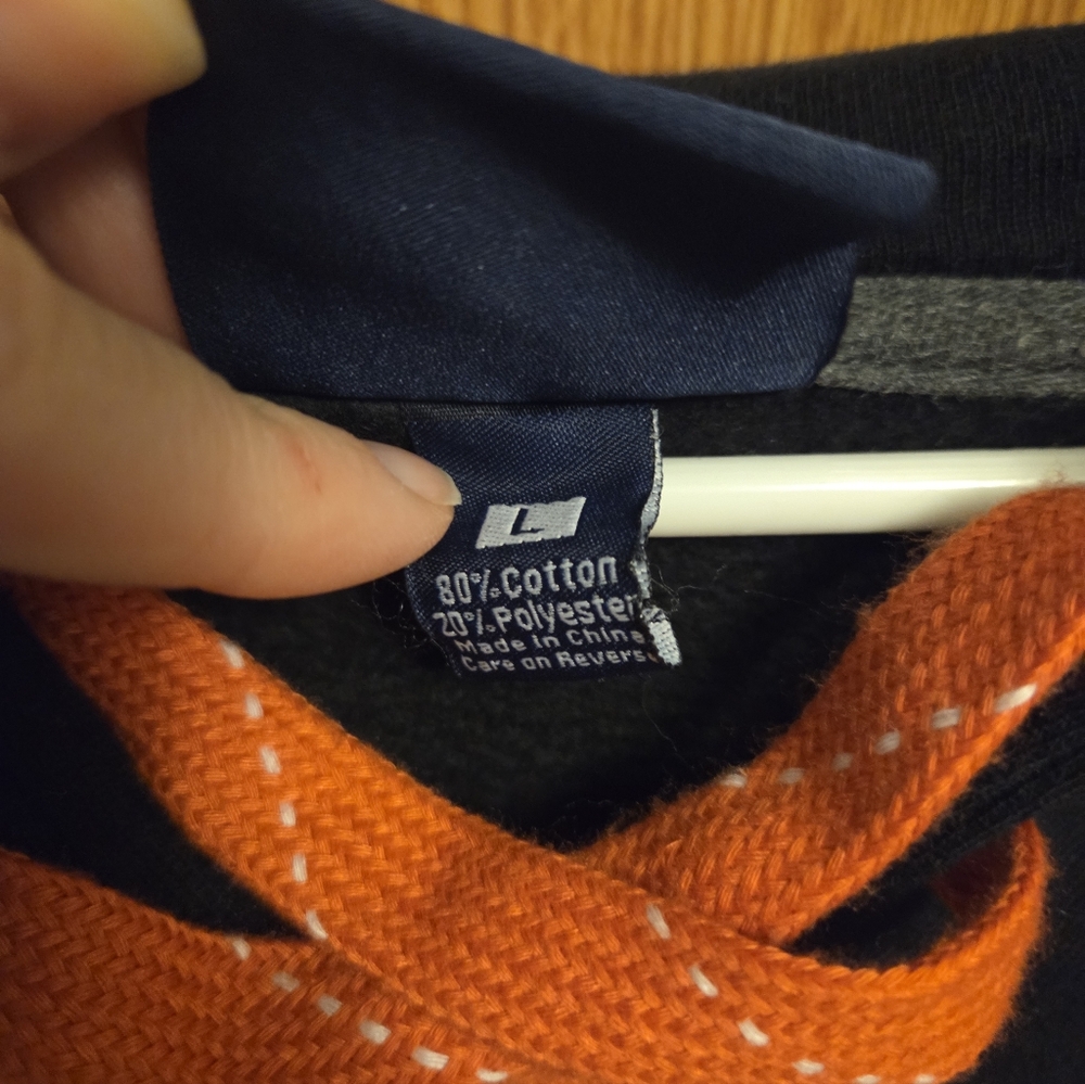 J. America Philadelphia Flyers Hooded Sweatshirt Sz Large Men's NHL - Picture 4 of 6